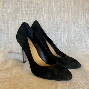 Jessica Simpson Black Velvet Pumps